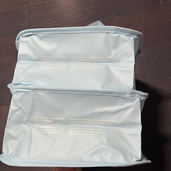 lululemon small reusable collectible tote bags limited edition blue - Picture 3 of 5